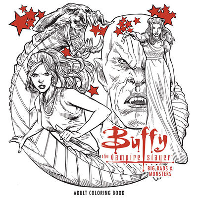Buffy the Vampire Slayer: Big Bads and Monsters Adult Coloring Book TPB