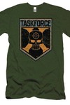 Suicide Squad Task Force Shield Previews Exclusive Military Green T-Shirt XL