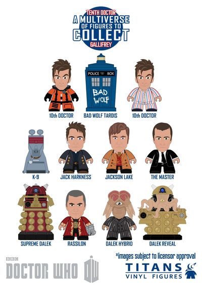 Doctor Who Titans Mini Figure 20pc Bmb Ds Series 05