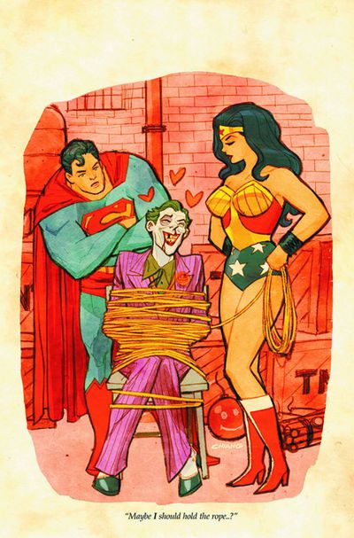 Superman & Wonder Woman - Joker Cover