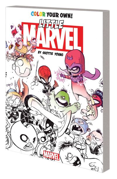 Color Your Own Little Marvel By Skottie Young TPB