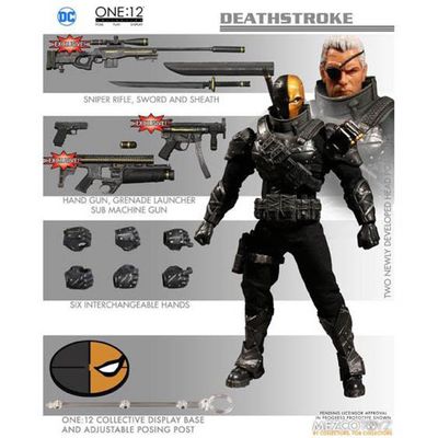 One-12 Collective Previews Exclusive Deathstroke Action Figure (Stealth Version)