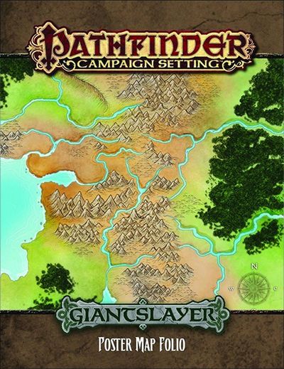 Pathfinder Campaign Giantslayer Poster Map Folio