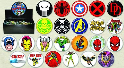 Marvel Heroes 144pc Button Assortment