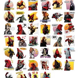 Dark Horse Comics Debuts New 'Hellboy' And 'Usagi Yojimbo' Emoji Keyboard From Swyft Media