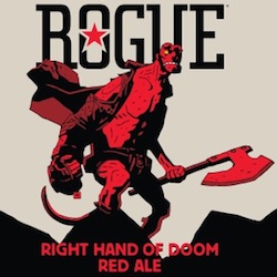 Rogue's Hellboy Right Hand of Doom Red Ale Press