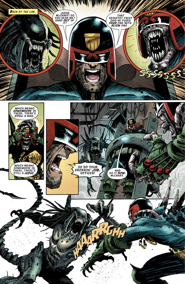 JUN160031 - PREDATOR VS JUDGE DREDD VS ALIENS #2 - Previews World