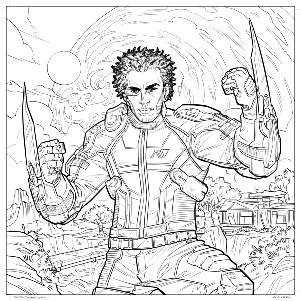 Download Mass Effect Adult Coloring Book TPB :: Profile :: Dark ...