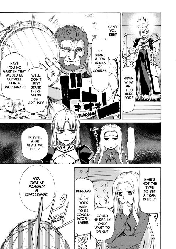 Featured image of post Saber Fate Zero Manga War of the holy grail pursuing the power of the holy grail which grants a miracle this is a contest in which seven magi summon seven heroic