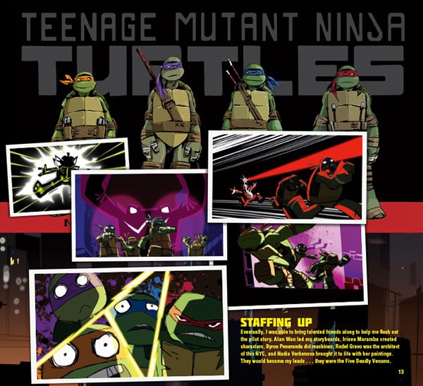 The Art of Teenage Mutant Ninja Turtles HC :: Profile :: Dark