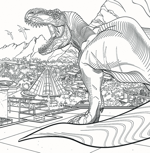 Jurassic World Coloring Book TPB :: Profile :: Dark Horse Comics