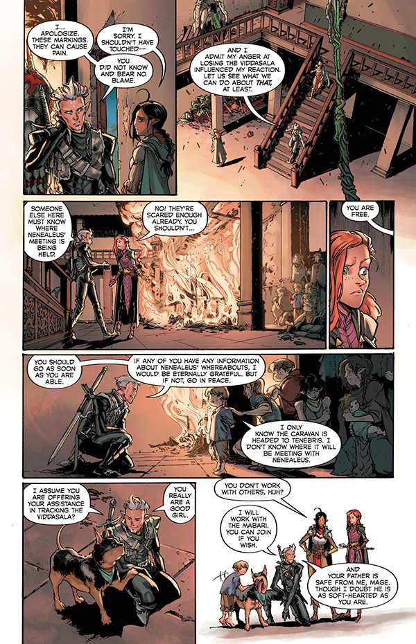 Dragon Age Blue Wraith 3 Profile Dark Horse Comics