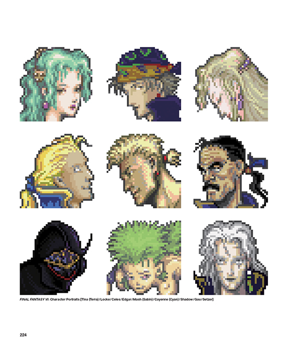 Ff Dot The Pixel Art Of Final Fantasy Hc Profile Dark Horse Comics