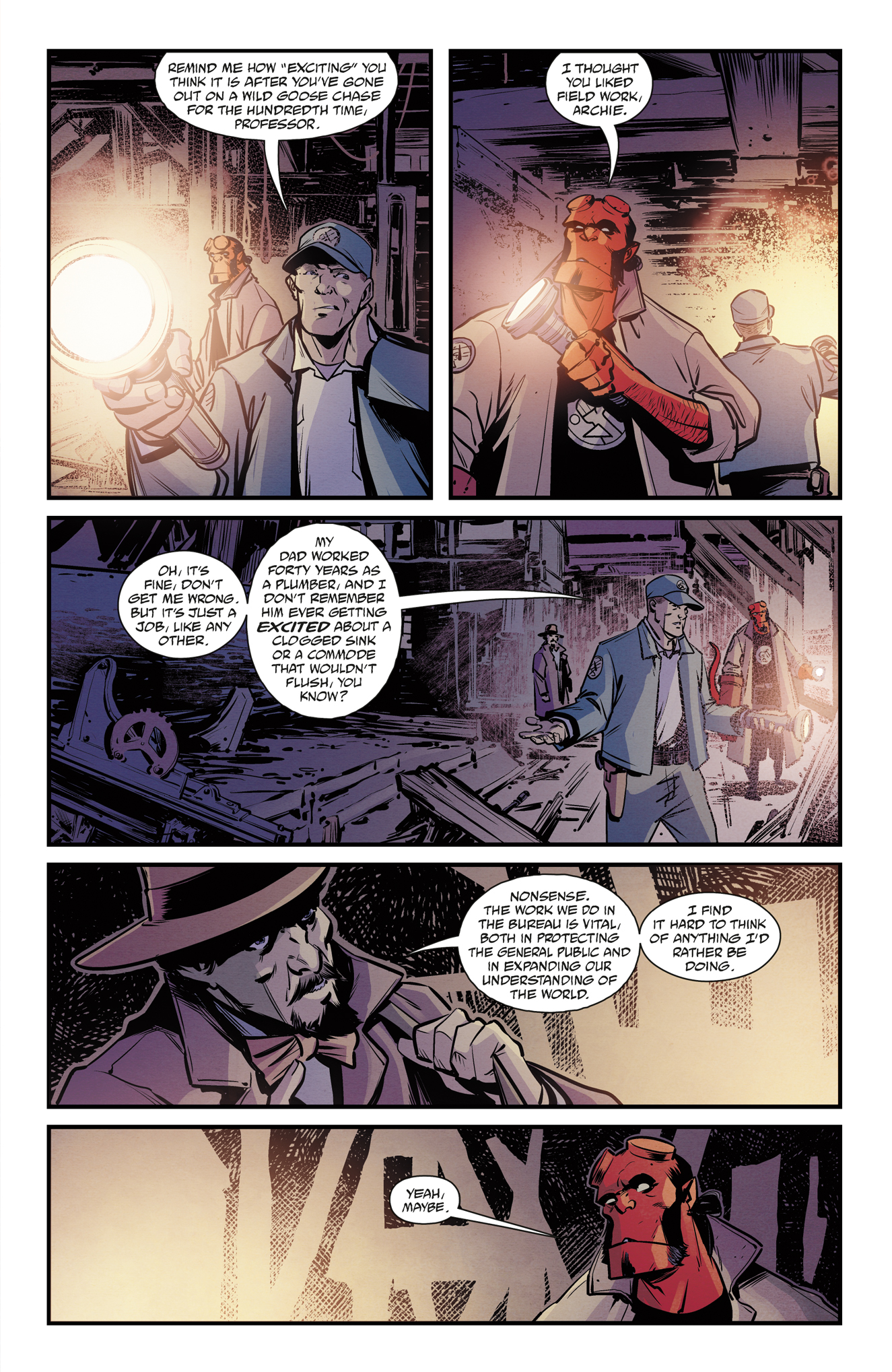 Hellboy and the B.P.R.D. 1957From Below Profile Dark Horse Comics