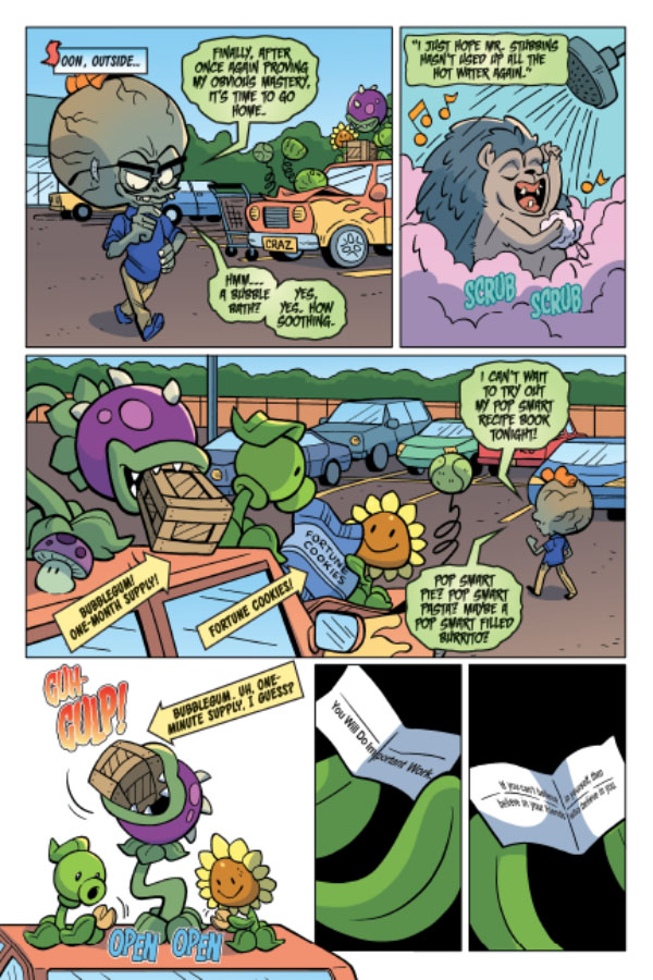 comics plants vs zombies books