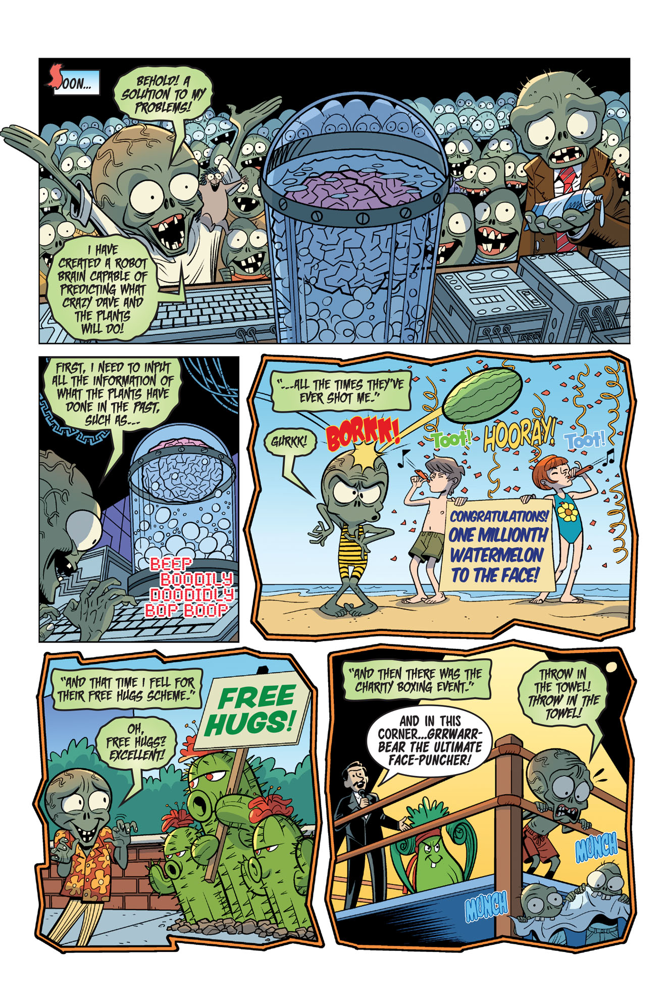 Plants vs. Zombies' becomes digital comic, first issue free