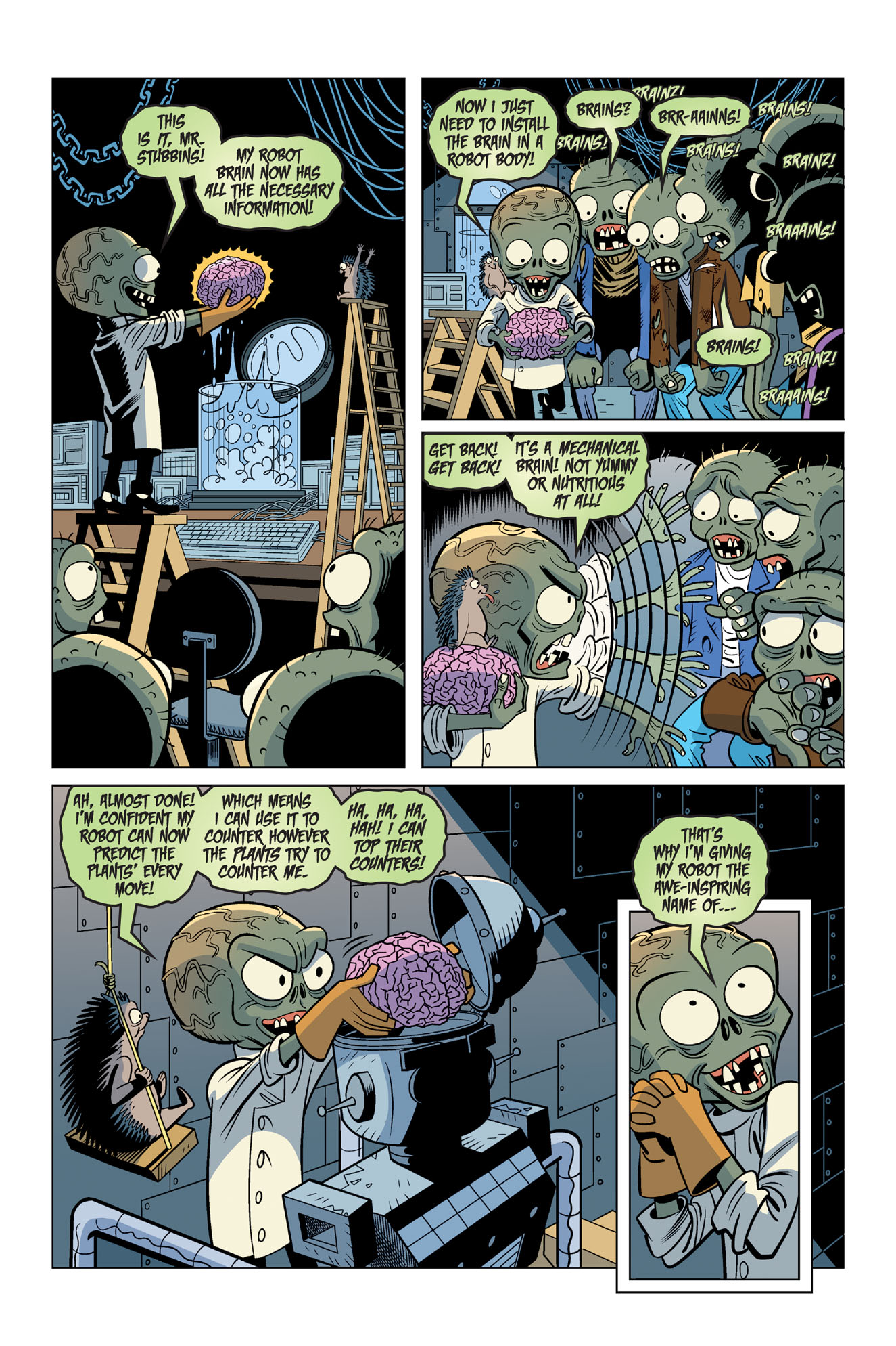 Plants vs. Zombies Volume 18: Constructionary Tales by Paul Tobin