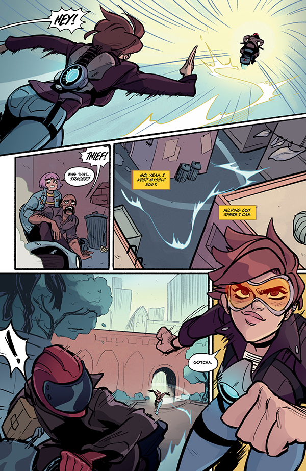 Overwatch has added a brand new Tracer comic and accompanying in