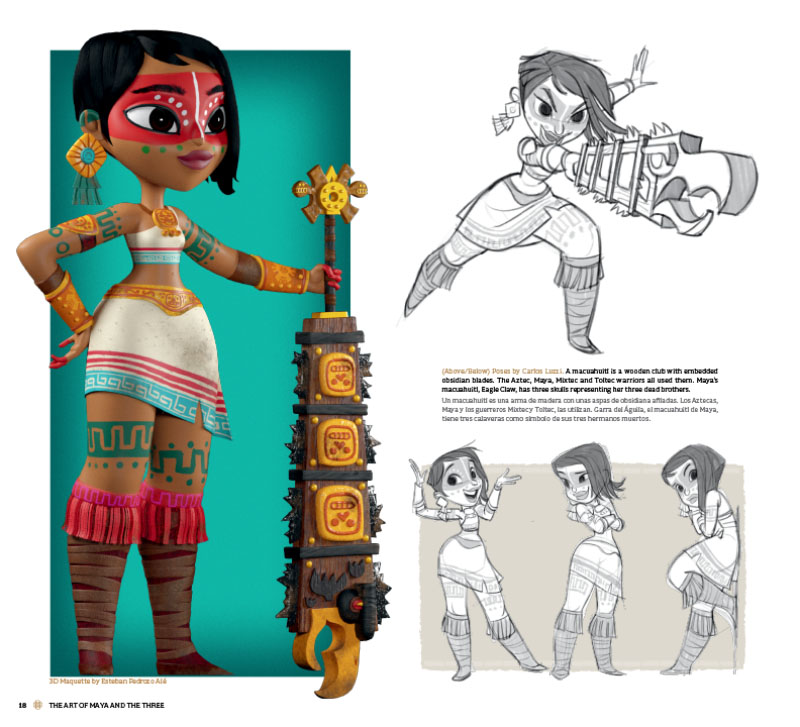 The Art Of Maya And The Three Hc Profile Dark Horse Comics