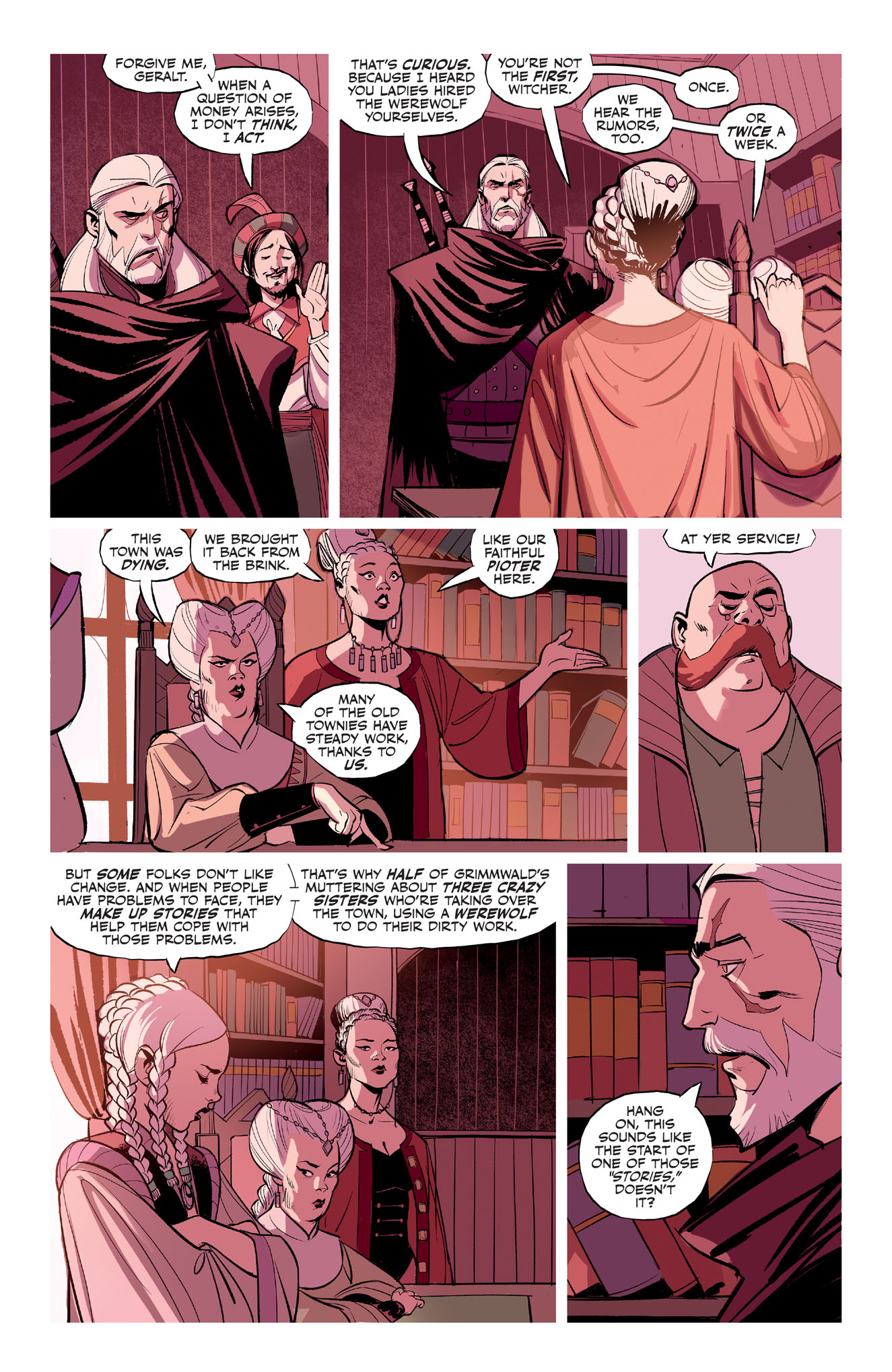 The Witcher Volume 7: The Ballad of Two Wolves TPB :: Profile :: Dark ...