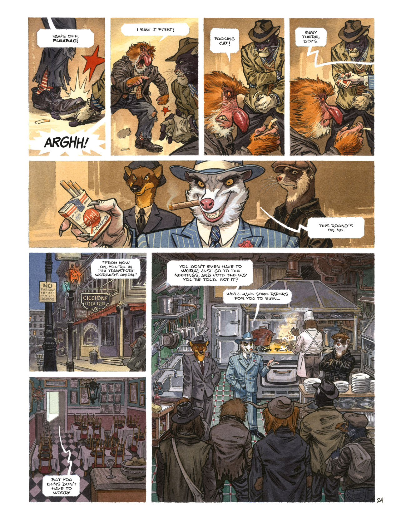 Blacksad They All Fall Down Part One HC Profile Dark Horse Comics