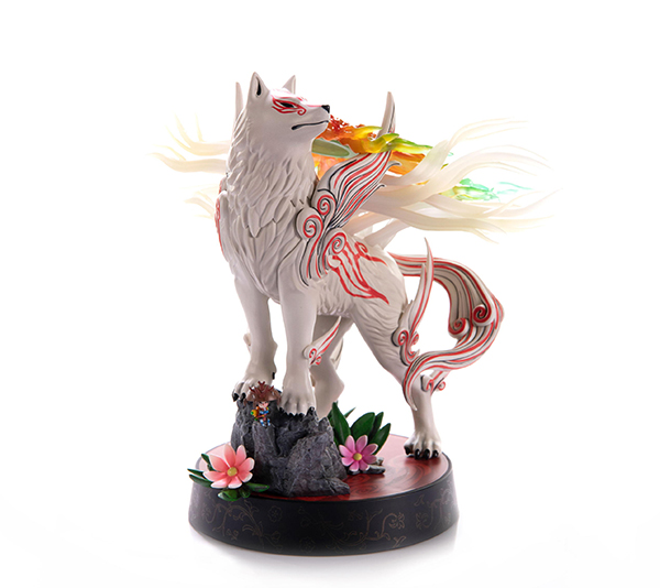 okami amaterasu pvc painted statue