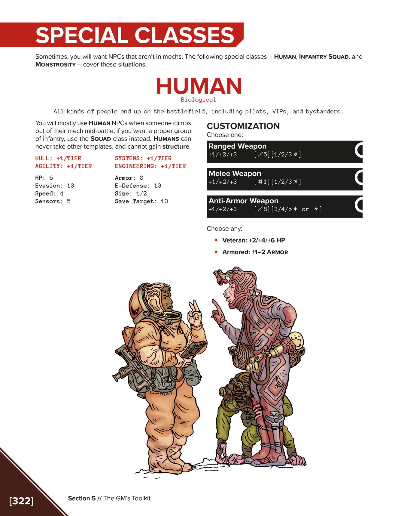 Lancer ttrpg core rulebook hc profile dark horse comics