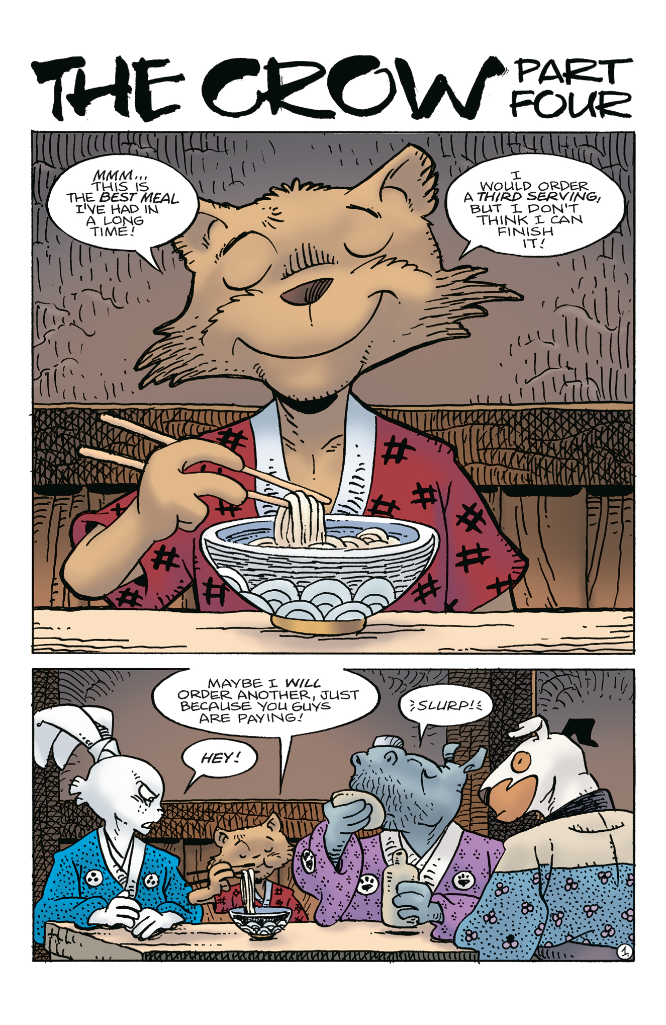 Usagi Yojimbo The Crow 4 Profile Dark Horse Comics