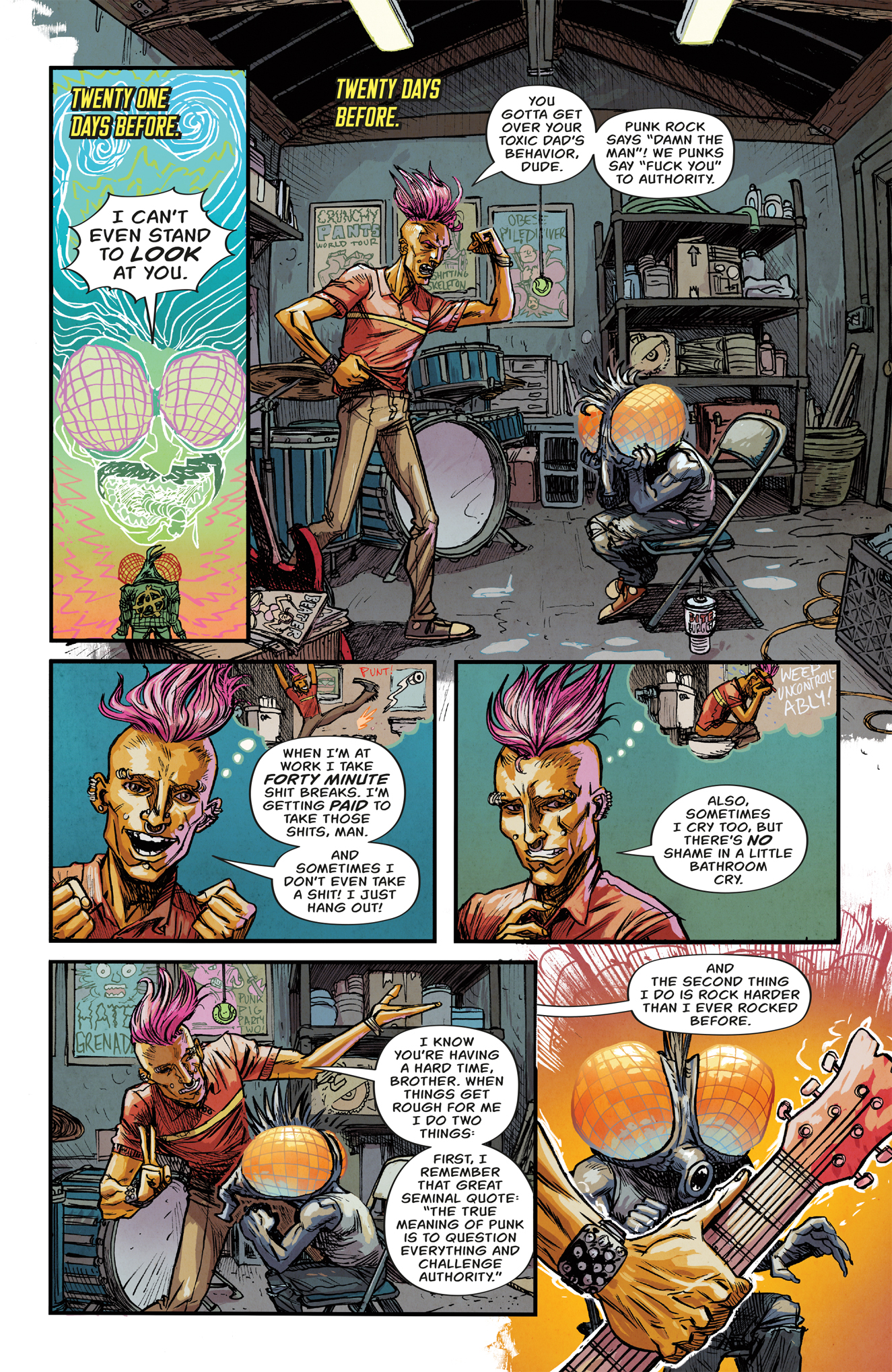 From the World of Minor Threats Barfly 3 Profile Dark Horse Comics