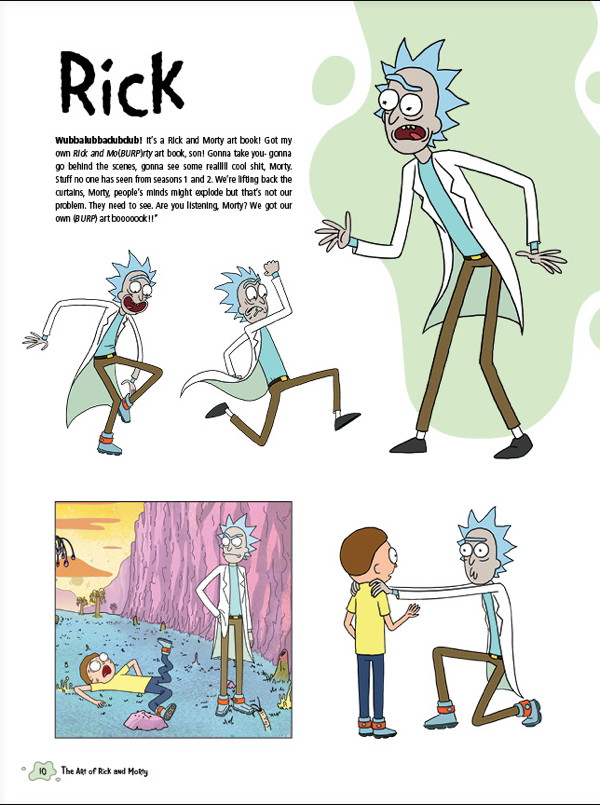 The Art of Rick and Morty HC Profile Dark Horse Comics