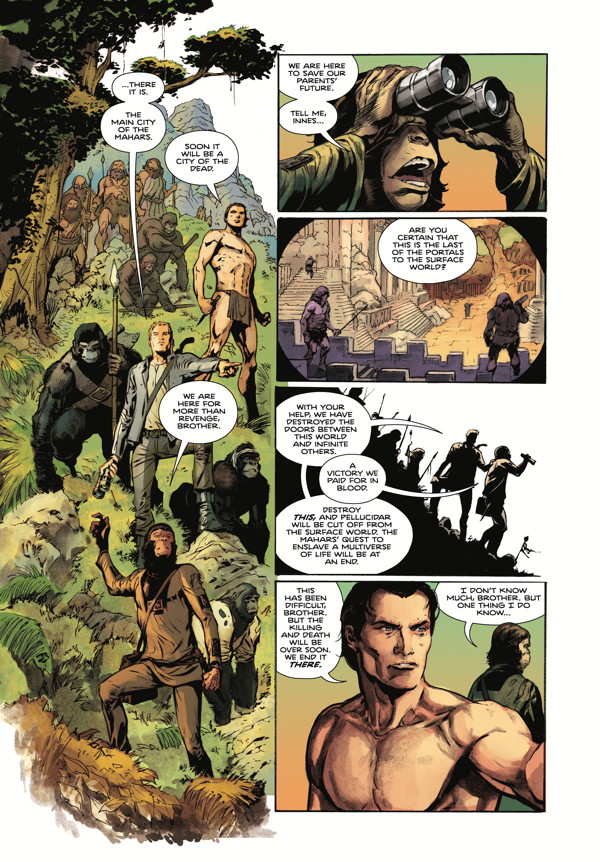 Tarzan on the of the Apes 4 Profile Dark Horse Comics