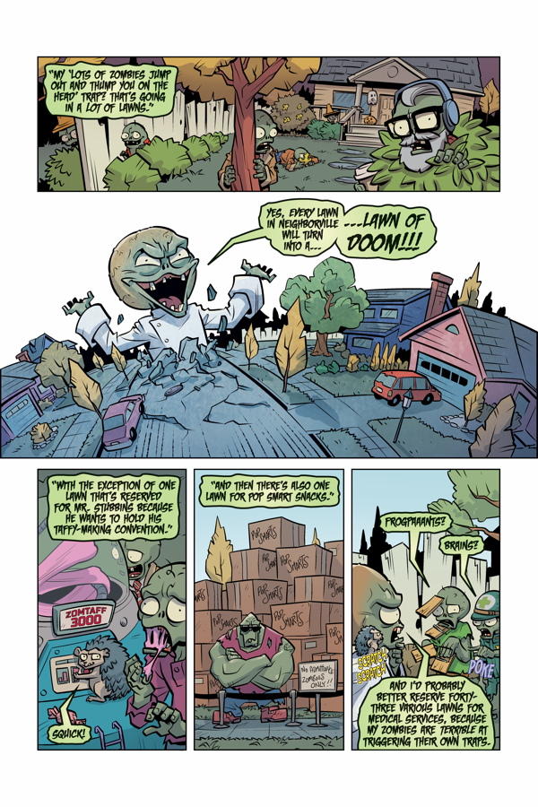 Plants vs. Zombies Volume 8: Lawn of Doom Comics, Graphic Novels