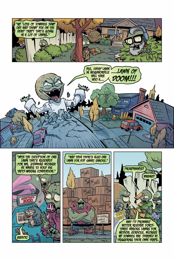 JUN170096 - PLANTS VS ZOMBIES LAWN OF DOOM HC - Free Comic Book Day