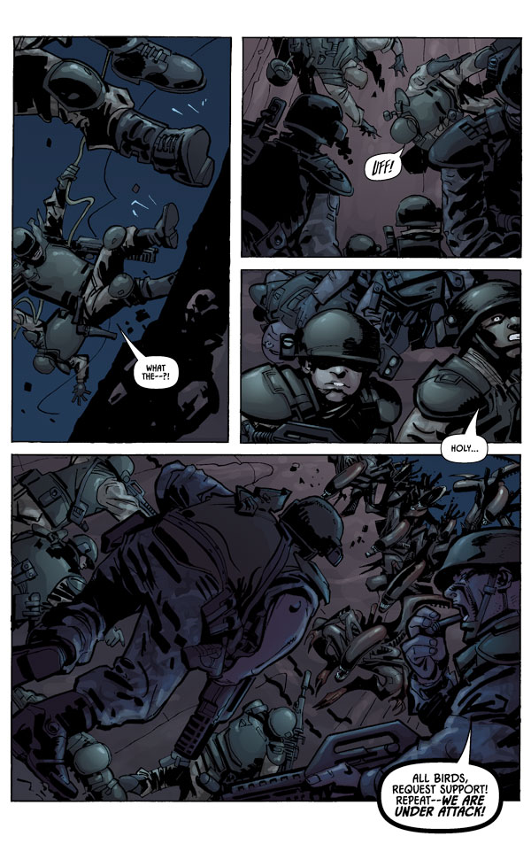 Aliens vs. Predator: Three World War #3 :: Profile :: Dark Horse Comics