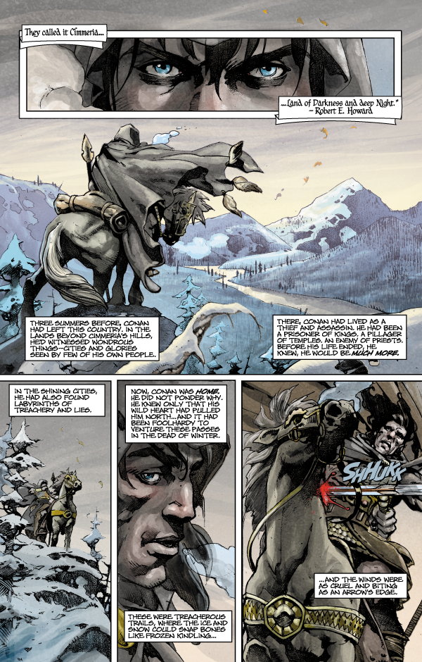 Conan the Cimmerian #1 (Kubert Variant) :: Profile :: Dark Horse Comics