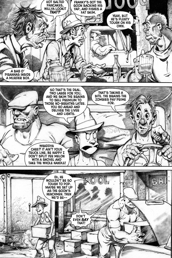 Dwight T. Albatross's The Goon Noir #1 :: Profile :: Dark Horse Comics
