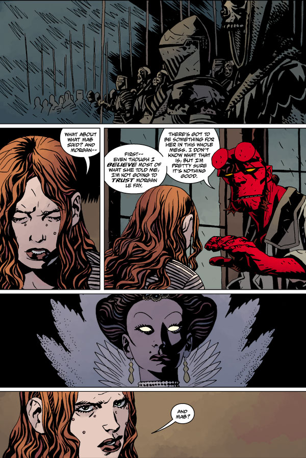 Hellboy The Storm 3 Profile Dark Horse Comics