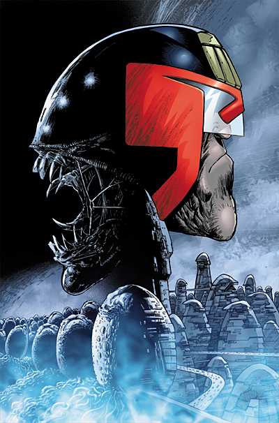 Predator vs. Judge Dredd vs. Aliens #4 :: Profile :: Dark Horse Comics