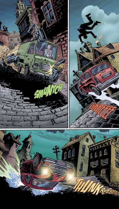 Man with the Screaming Brain 4 Alternate Cover Profile Dark