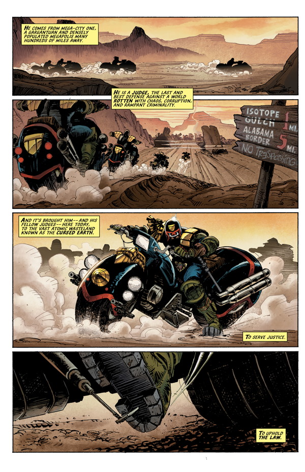 Predator vs. Judge Dredd vs. Aliens #2 (Glenn Fabry Variant cover) ::  Profile :: Dark Horse Comics