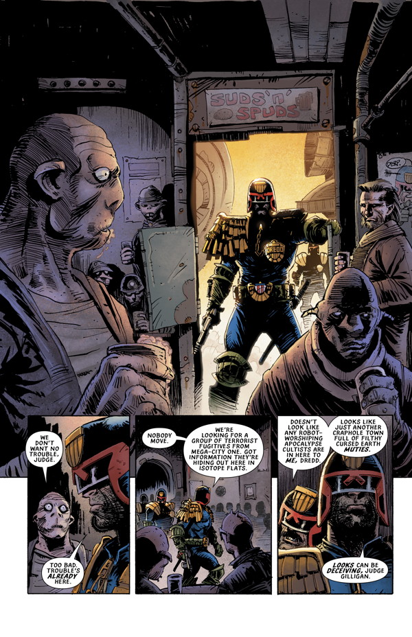 Predator vs. Judge Dredd vs. Aliens #2 (Glenn Fabry Variant cover) ::  Profile :: Dark Horse Comics