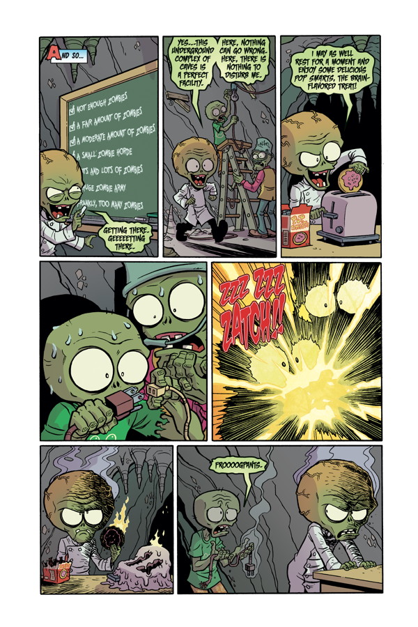 Plants Vs Zombies Volume 6 Boom Boom Mushroom Hc Profile Dark 6239