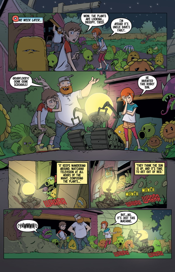 comics plants vs zombies books