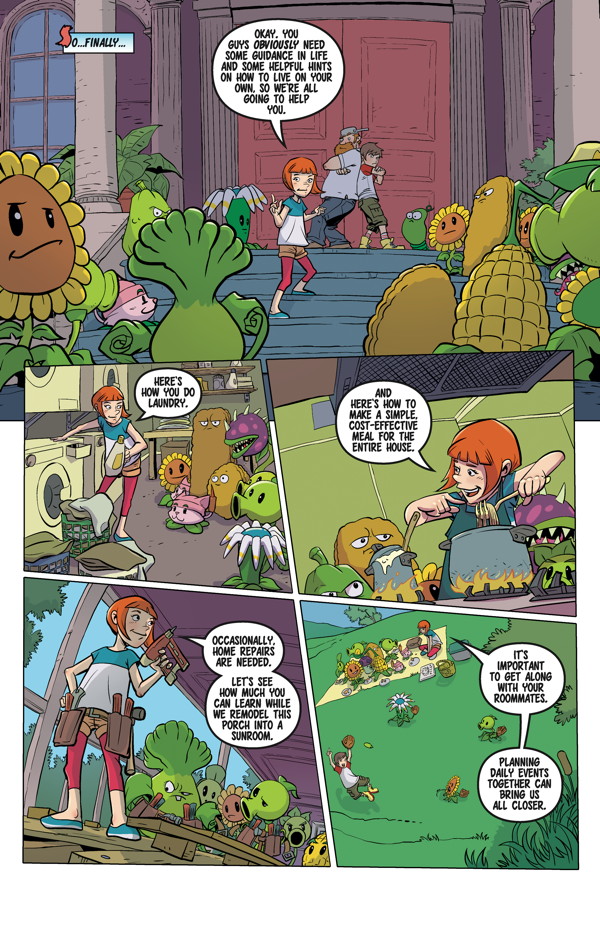 Plants vs. Zombies #4: Grown Sweet Home :: Profile :: Dark Horse