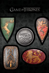 2. Game of Thrones Magnet Set: Shields