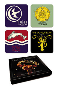 Game of Thrones Coaster Set: House Sigils Season 2