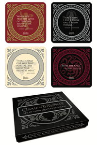 Game of Thrones Quotes Coaster Set