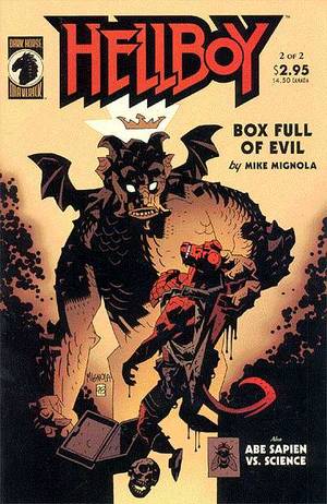 Hellboy Comic Book #2 by outlet Dark Horse Comics First Appearance of Abe & Liz!