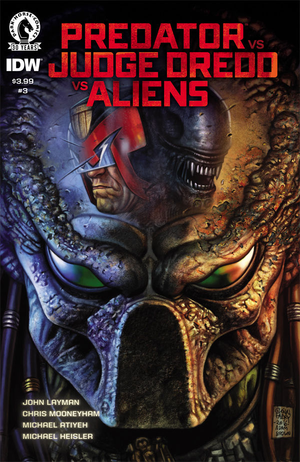 Dark Horse Comics on X: Predator vs. Judge Dredd vs. Aliens