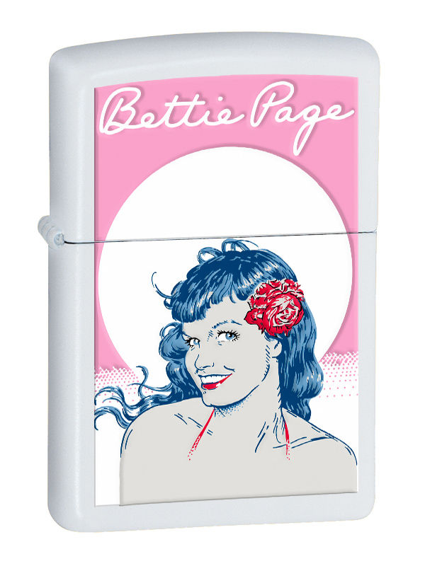 Bettie Page Zippo® Lighter #2: Hawaii :: Profile :: Dark Horse Comics